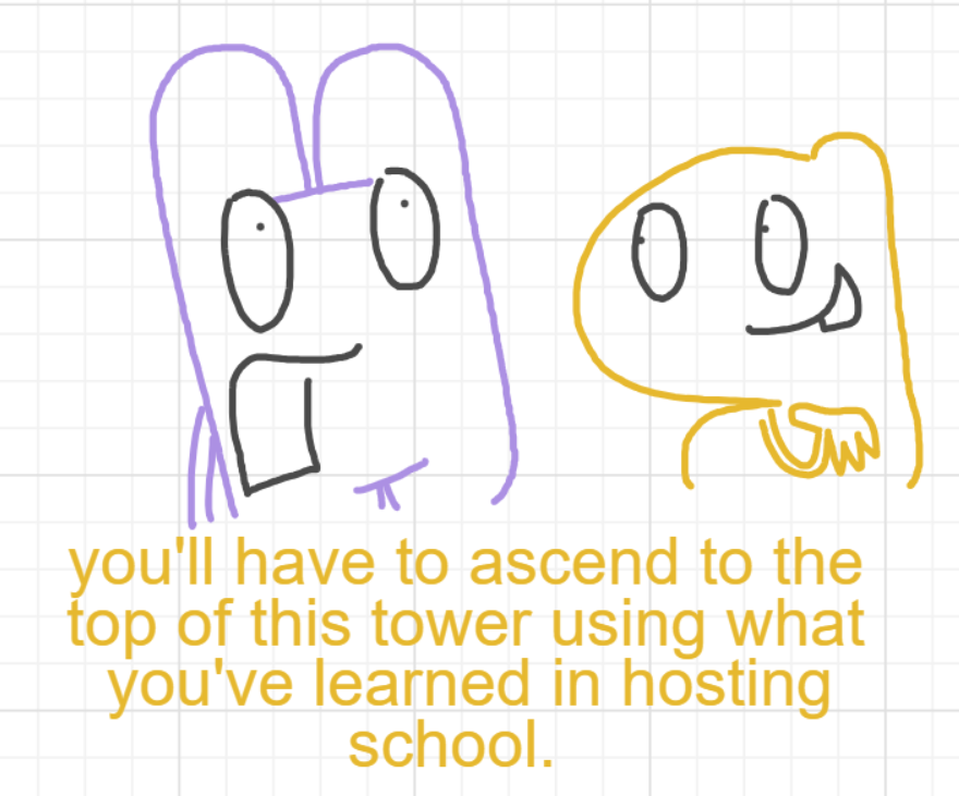 A panel from I've Been Everywhere, Man, episode nine of the Board Boards object show by Furretwalk/WalkingFurret.